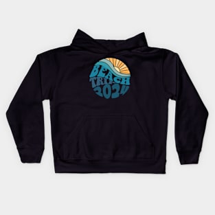 Beach Trip 2024 Kids Hoodie